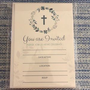 15 invitations with envelopes